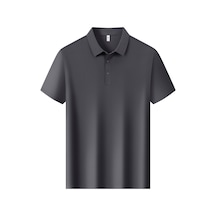 New Performance.arw86305.serintutan-antibakteriyel-yüksek Kalite.çıtçıtlı Polo T.shirt Gri