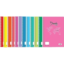 A4 Pp Kapak Spralli Defter 40 Yaprak Çizgili 1 Adet