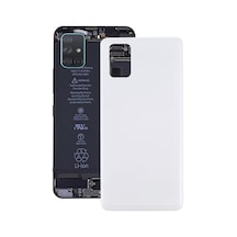 Galaxy M51 Uyumlu Arka Pil Batarya Kapağı Sm-m515f - Beyaz