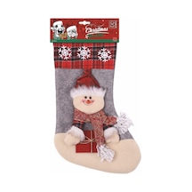 Christmas Stocking Snowman Köpek Oyuncağı
