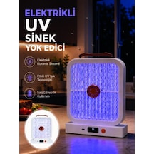 Lexroo Elektrikli Sinek Öldürücü Uv Işıklı Masaüstü Cihaz Beyaz R