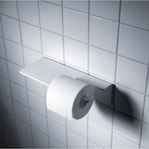 Beyaz Modern Tuvalet Kağıdı Askısı, Wc Kağıtlık