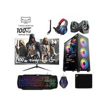 Izoly ST999539 i7-2600 16 GB 512 GB M.2 NVMe RX550 4 GB 24" Free Dos Masaüstü Oyuncu Bilgisayarı