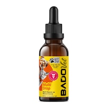 Bado Multi Drop Kedi Ve Köpekler İçin Multi Vitamin Mineral Damla 50 Ml