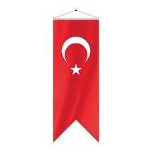 70x200 Saten Türk Kırlangıç Bayrak