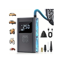 Willowhaven Portable Air Pump Şarjlı Kablosuz Araba Bisiklet Motosiklet Lastik Şişirme