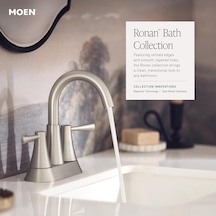Moen Ronan Bronzlaştırılmış Altın İki Kulplu 4" Centerset Modern Diğer