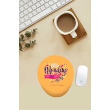Monday But First Coffee Yazılı Bilek Destekli Mouse Pad Mousepad