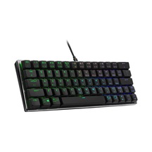 Sk620%60 Uzay Grisi Mekanik Düşük Profilli Oyun Klavyesi, Mavi Anahtarları Tıklayın, Özelleştirilebilir Rgb, Ergonomik Tasarım, Usb-c Bağlantısı, Mac/windows, Qwerty Sk-620-gktl1-us