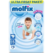 Molfix Bebek Bezi 5 Beden Junior 312'li 4'lü