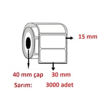15x30 ECO TERMAL ETİKET (3000 lü)
