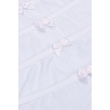 Nicoletta Beyaz Kadın Külot 5'Li Paket Brazillian Beyaz