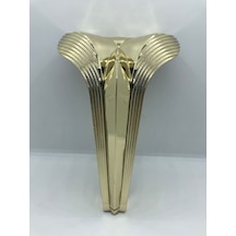 PLASTİK,19 CM GOLD KAPLAMA  BERJER,KOLTUK,MOBİLYA AYAĞI (4ADET)