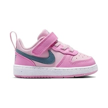 Nike Nıke Court Borough Low Recraft Td Bebek Günlük Ayakkabı Dv5458-604 Pembe Çok Renkli