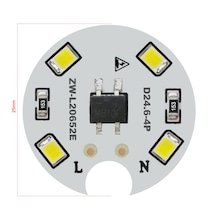 Led Pcb Aliminyum 220 Volt 1 Watt Beyaz Pk-5257