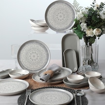 Keramika Stone Kahvaltı Takımı 18 Parça 6 Kişilik 21426-27