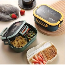 Jouis Beslenme Kutusu 1200 Ml 2 Katlı 6 Bölmeli Bpa'sız Pp Plastik Sefer Tası Ve Beslenme Çantası - Lunch Box, Ça Genel