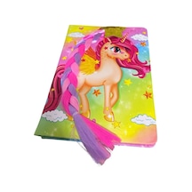 20 Cm Cizgili Hatıra Anı Defteri 9712 Pembe - Mor