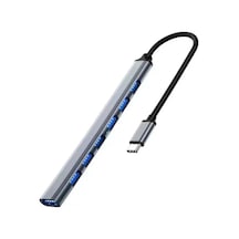 Ers Zr289 Ads 303/c Type-c 7 Port Metal Usb Hub