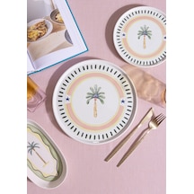 The Mia Italian Summer Servis Tabağı 30 Cm Çok Renkli