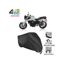 Bmw F800 R Motosiklet Brandası ( Kilit Uyumlu - Siyah