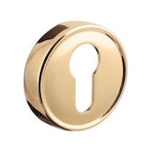 System Yuvarlak Yale Kapı Rozeti Gold Renk Ro14y Gl