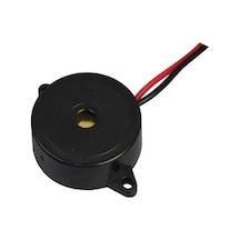 12v-24v Dc 23mm Kablolu Aktif Buzzer Sesli Uyarı Cihazı