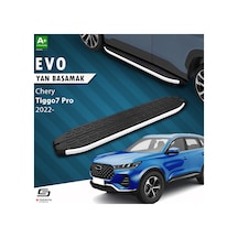 S-dizayn Chery Tiggo7 Pro Evo Aluminyum Yan Basamak 183 Cm 2022 Üzeri A+ Kalite
