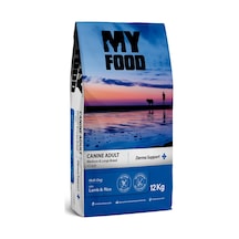 My Food Kuzulu ve Pirinçli Büyük - Orta Irk Yetişkin Köpek Maması 12 KG