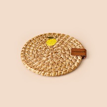 Soft Limon Bardak Altlığı - Bej - 13x13 Cm Çok Renkli