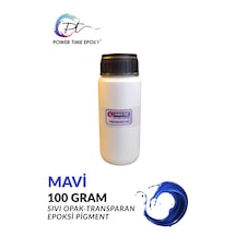 Opak & Transparan Sıvı Pigment Boya 100 Gram / Mavi / Epoksi Için