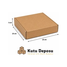 25x25x5 Cm E-ticaret Ve Kargo Kutusu 100 Adet