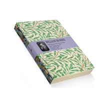 William Morris Defter Seti, The Kelmscott Collection, Çizgisiz, 64 Sayfa, 14x21cm, Çok Renkli, 4'lü