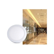 25w Led Panel Sıva Üstü Yuvarlak Beyaz Kasa Günışığı Ct-5271g Diğer