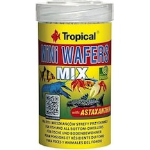 Tropical Mini Wafers Mix Balık Ve Deniz Kabukluları İçin Yem 100 Ml 55 Gr