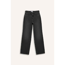 Defacto 90s Wıde Leg Yüksek Bel Uzun Jean Pantolon F2943ax26spnm36 Antrasit-nm36