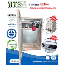 22 Kw 5 32 Tip A Siemens Kaçak Akım Roleli 60 40 20 Cm İp66 Abs Taşınabilir Elektrikli Araç Şarj Cihazı Kombinasyon Panosu Dış Ortama Uygun Halogen Free 22kw 22.0 KW