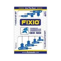 Fixio T Allen Takımı 7 Pcs 2mm-2,5mm-3mm-4mm-5mm-6mm-8mm