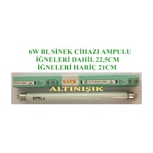 T5 6W Bl Sineklik Cihazı Ampulu T5 6Watt Sinek Ampulü