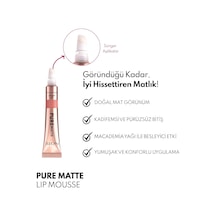 Pure Matte Lip Mousse 10 Velvet Nude Kadifemsi Mat Likit Ruj - Nude Çok Renkli
