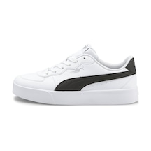Puma 38014704 Sky Clean Kadın Spor Ayakkabı Beyaz - Siyah