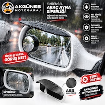 Evrensel Araç Ayna Siperliği Yağmur Siperliği Abs Su Geçirmez Ayna Yağmur Önleyici