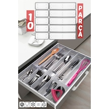 Nandy Home 10 Parça Çekmece İçi Kaşıklık Düzenleyici, Organizer