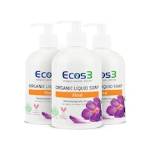 Ecos3 Organik Floral Sıvı Sabun 500 ML x 3