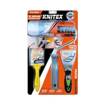 Tr 3pcs Nalbur - Boyacı Set Spatula - Kestirme Fırça - Boya Rulo 20cm 5264