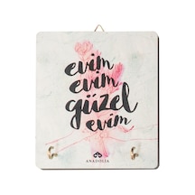 Anadoliamağazacılık Evim Evim Güzel Evim Çiçekli Dekoratif Askılık Diğer