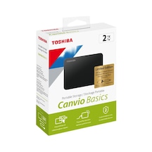 Toshiba Canvio Basics HDTB420EK3AB 2 TB 2.5" USB 3.2 Gen 1 Taşınabilir Disk + Type-C Adaptör
