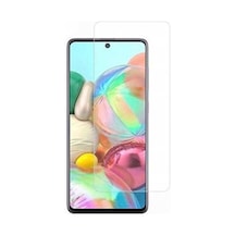 Samsung Uyumlu Galaxy A71 Nano Kırılmaz Cam Ekran Koruyucu Şeffaf