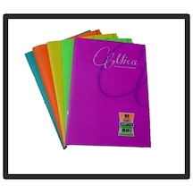 Gıpta Mica 60 Yaprak Pp A4 Çizgisiz Defter - 4 Adet Çok Renkli
