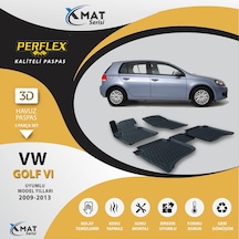 Perflex Paspas 3D Havuzlu X-Mat Golf 6 2009-2013